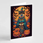 Witchy Halloween Greeting Cards - Size: 5X7 | Pack Of: 8 | Collection name: Witchy halloween-AMAZON FACTORY