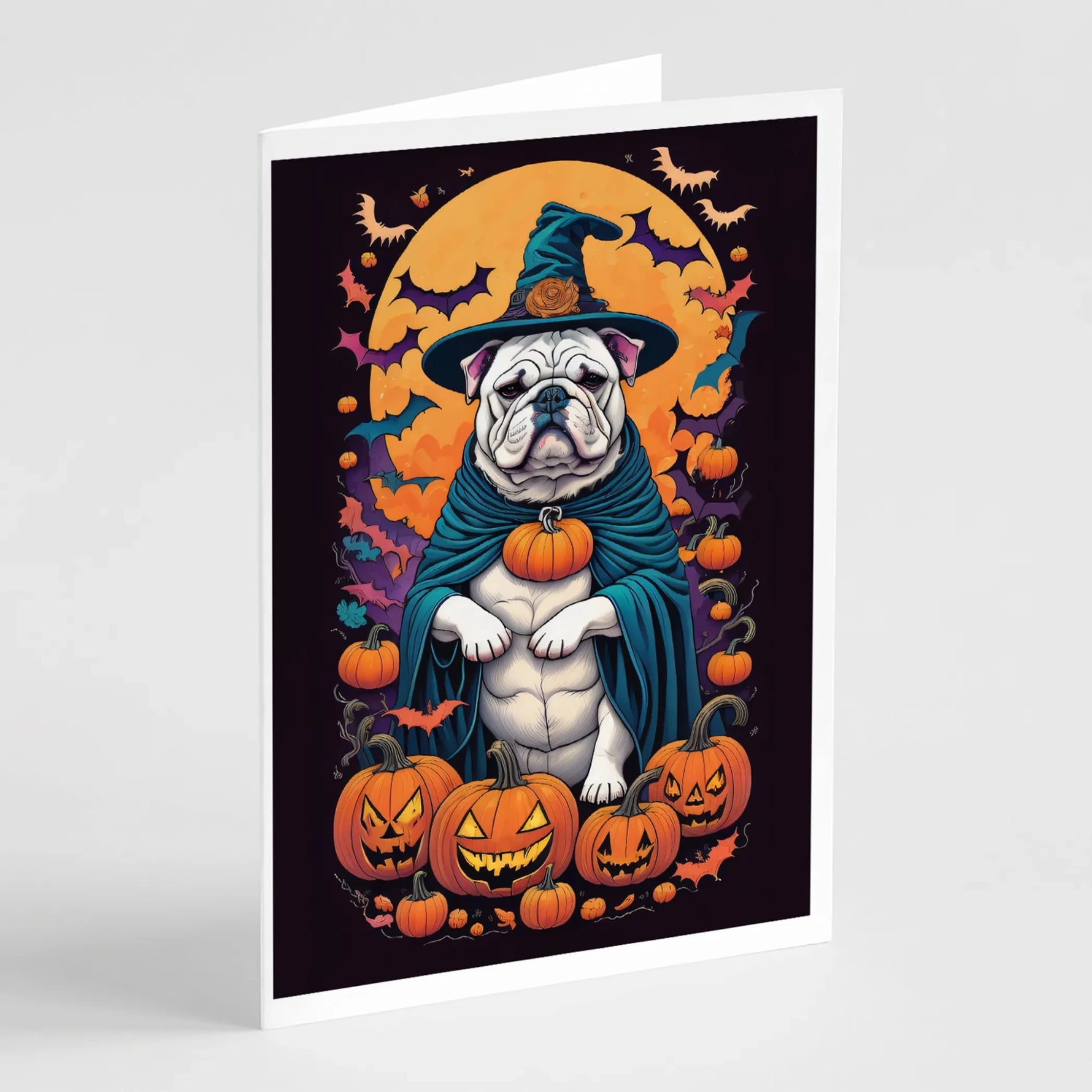 Witchy Halloween Greeting Cards - Size: 5X7 | Pack Of: 8 | Collection name: Witchy halloween-AMAZON FACTORY