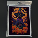 Witchy Halloween Greeting Cards - Size: 5X7 | Pack Of: 8 | Collection name: Witchy halloween-AMAZON FACTORY