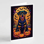 Witchy Halloween Greeting Cards - Size: 5X7 | Pack Of: 8 | Collection name: Witchy halloween-AMAZON FACTORY