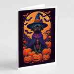 Witchy Halloween Greeting Cards - Size: 5X7 | Pack Of: 8 | Collection name: Witchy halloween-AMAZON FACTORY