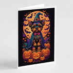 Witchy Halloween Greeting Cards - Size: 5X7 | Pack Of: 8 | Collection name: Witchy halloween-AMAZON FACTORY