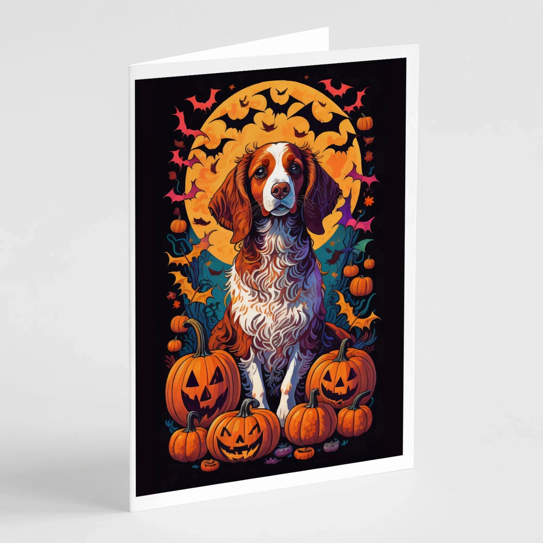 Witchy Halloween Greeting Cards - Size: 5X7 | Pack Of: 8 | Collection name: Witchy halloween-AMAZON FACTORY