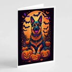 Witchy Halloween Greeting Cards - Size: 5X7 | Pack Of: 8 | Collection name: Witchy halloween-AMAZON FACTORY