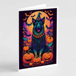 Witchy Halloween Greeting Cards - Size: 5X7 | Pack Of: 8 | Collection name: Witchy halloween-AMAZON FACTORY