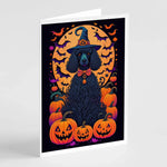 Witchy Halloween Greeting Cards - Size: 5X7 | Pack Of: 8 | Collection name: Witchy halloween-AMAZON FACTORY
