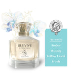 Women's SURVIVE eau de parfum by Gloria Gaynor I 100ml/3.3 fl oz-AMAZON FACTORY