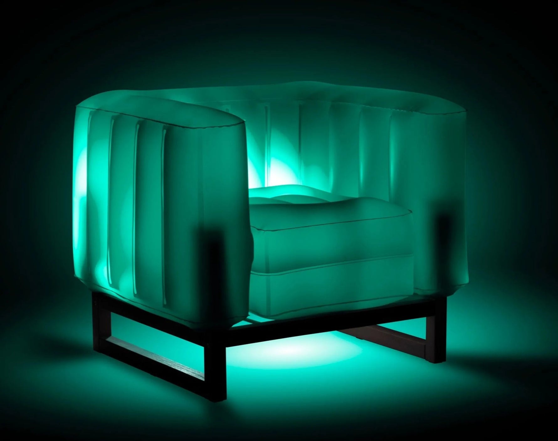 YOMI ARMCHAIR EKO WITH "LIGHTING" ALUMINIUM Frame - AMAZON FACTORY