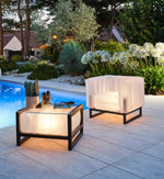 YOMI ARMCHAIR EKO WITH "LIGHTING" WOOD Frame - AMAZON FACTORY